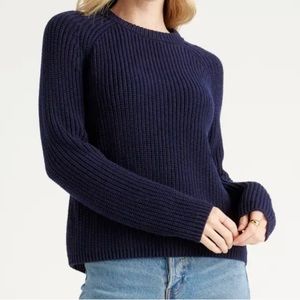 Quince 100% Organic Cotton Fisherman Crew Sweater